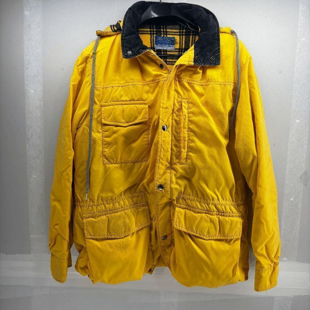 Vintage Pen West by Pendleton Outdoors Man Thinsulate‎ Hooded Jacket Size M Read